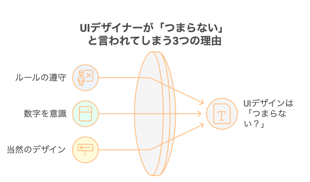 UIデザイナーがつまらないと言われてしまう3つの理由